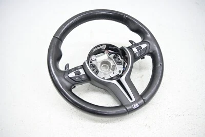 ⭐ 11-18 Bmw F13 M5 M6 M Sport Stitched Leather Heated Steering Paddle Shift Oem - Image 1 of 4