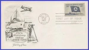 USA3 #1088 U/A ARTMASTER FDC Coast and Geodetic Survey - Bild 1 von 1