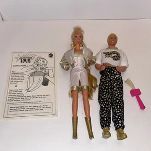 Mattel Hollywood Hair Barbie And Ken - Picture 1 of 9