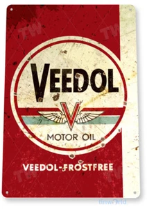 Vedol Motor Oil Schild, Tankstelle, Garage, Autowerkstatt, Retro Blechschild B534 - Bild 1 von 2