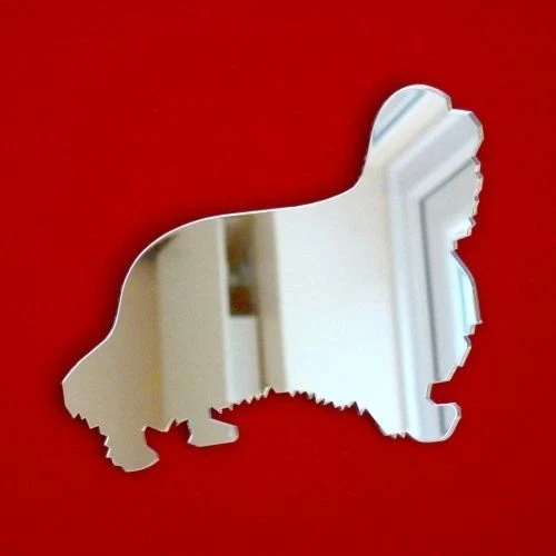 King Charles Spaniel Stehend Form Spiegel, Bruchsicher Acryl Verschiedene Größen - Bild 1 von 1