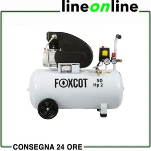Foxcot FL50 50 Litre Air Compressor 8 Bar 2.0 Hp - Picture 1 of 10