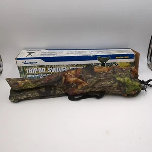 Ameristep AMEFT1011 Mossy Oak BreakUp Camo Hunting Tripod Swivel Stool Broken - Picture 1 of 9