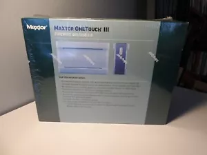 NEW! Boxed Maxtor One Touch III 320GB USB 2.0 External Hard Drive IEEE 1394a - Picture 1 of 5