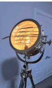 Restoration Hardware Nautical Royal Master Search Light Floor Lamp chrismas - Picture 1 of 7