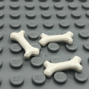 LEGO 93160 White Bone, Short (x3) - Picture 1 of 2
