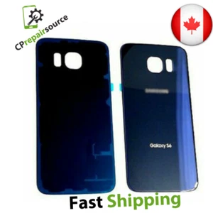 NEUF Housse arrière premium objectif de remplacement verre Samsung Galaxy S6 G920 G920W8 BLEU - Photo 1 sur 1