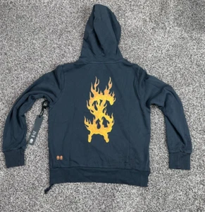 KSUBI X TRAVIS SCOTT FLAMING DOLLAR HOODY MENS SZ MED NEW - Picture 1 of 11