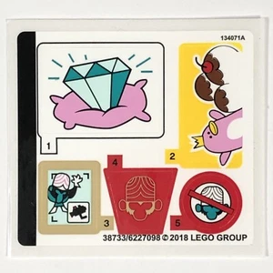 LEGO STICKER SHEET 41288 Mojo Jojo Strikes The Powerpuff Girls Decals Stickers - Picture 1 of 1