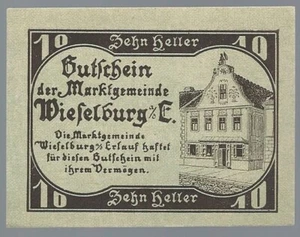 Notgeld - Österreich - Marktgemeinde Wieselburg a. d. Erlauf - 10 Heller - 1920 - Picture 1 of 2