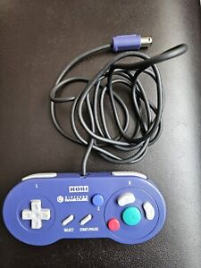 GameCube Hori SNES kontroler Nintendo Indigo rzadki region darmowy gracz gameboy