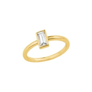 S.Oliver Jewel Women's Ring Silver 925 Gold-colored Zirconia 202957 - Picture 1 of 1