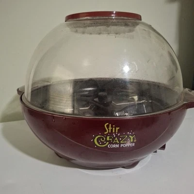 Back to Basics Stir Crazy Corn Popper PC17583 6 Qt Electric Popcorn Maker – Used - Image 1 of 4