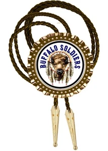 Büffel Soldat Bürgerkrieg Bolokrawatte Geschenk für Papa Krawatte Zubehör - Bild 1 von 1