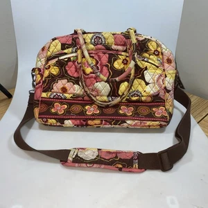 Borsa da viaggio trapuntata per laptop Vera Bradley Buttercup 12X15X6 - Foto 1 di 7