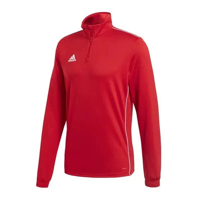 Adidas Long Sleeve Top Mens Small Red Aeroready 1/4 Zip Golf Training Slim Fit - Image 1 of 4