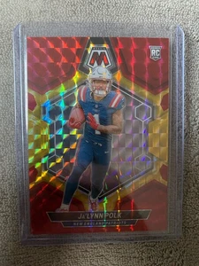 2024 Panini Mosaic JA’LYNN POLK Red And Yellow Choice Prizm /80 #337 Card Rc - Bild 1 von 3