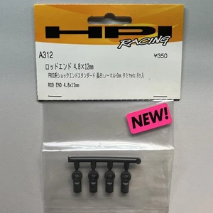 HPI Racing A312 Rod End For Shocks 4.8x12mm (4) RS4 Pro Pro2 Nitro Vintage RC - Picture 1 of 2