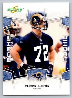 Chris Long 2008 Score #332 St. Louis Rams Rookie Football Card - Image 1 of 2