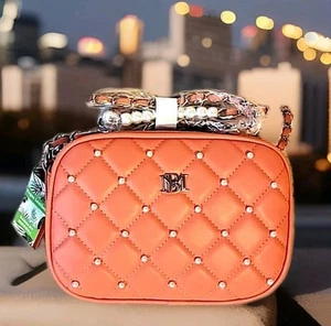 Badgley Mischka Quilted Diamond Pearl Crossbody Camera Bag Purse NWT MSRP $99 - Picture 1 of 5