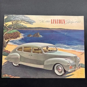 Lincoln Zephyr V-12 1941 folleto de ventas original - Imagen 1 de 7