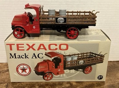 First Gear Texaco Mack AC Stake Truck w/ Dolly  1:34 Scale  # 19-2571 New - Image 1 of 4