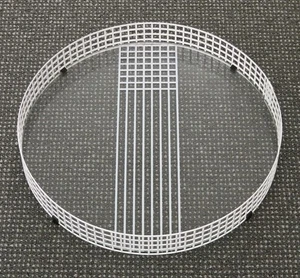 🔶️JOSEF HOFFMANN WEINER WERKSTATTE JUGENDSTIL BIEFFEPLAST 70s GLASS METAL TRAY - Picture 1 of 14