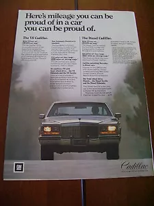 Cadillac **Original Vintage Anzeige*** von 1981 - Bild 1 von 1