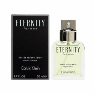 ETERNITY by Calvin Klein 1.6 OZ EAU DE TOILETTE SPRAY NEW in Box for Men