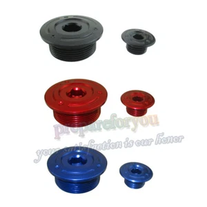 Juego de cubiertas de enchufe de motor de aluminio para Honda CRF110F 2013-2023, CRF250L 2013-2022 - Imagen 1 de 7