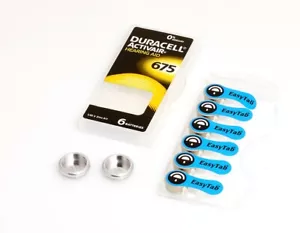 2x PX625 / MR9 Adapter mit 6x Duracell Zink-Luft Batterien - Bild 1 von 5