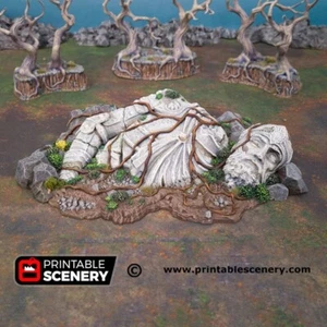 Terreno de juego - Estatua gigante - LOTR Warhammer AOS Warcry DnD Pathfinder - Imagen 1 de 5