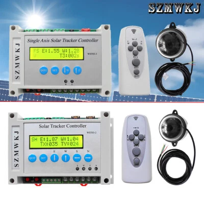 SZMWKJ Solarpanel Auto Tracking LCD Single/Dual Axis Solar Tracker Controller - Bild 1 von 4