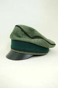 WWII German Heer Wool Pioneer Crusher Visor Cap - Picture 1 of 1