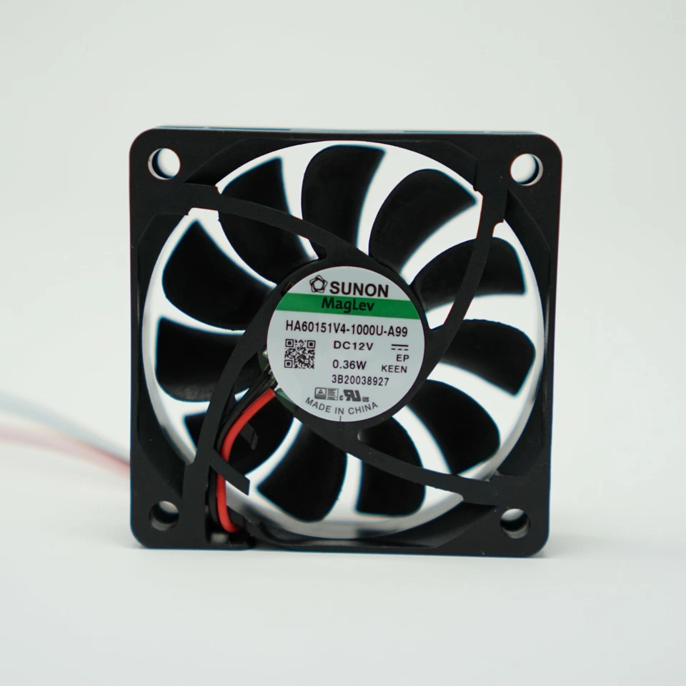 Sunon Fan 60x60x15mm HA60151V4-1000U-A99 DC 12V 18.3m³/h MegLev Super Silent - Image 1 of 1