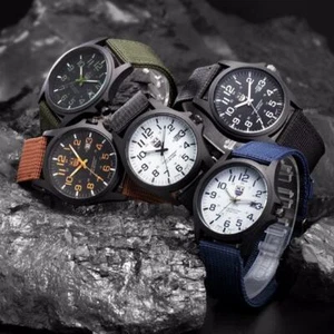 Mens Date Stainless Steel Military Sports Analog Quartz Army Sport Wrist Watch✨ - Picture 1 of 26