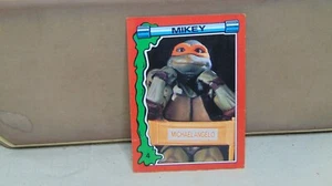 1991 Topps Teenage Mutant Ninja Turtles 2 Tarjeta de Mike No 4 - Imagen 1 de 6