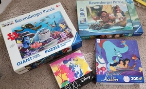 4 Disney Puzzles, assorted - Picture 1 of 5