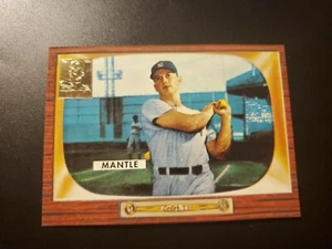 Mickey Mantle 1996 Topps Bowman # 5 - 1955 reimpresión # 202 New York Yankees - Imagen 1 de 2
