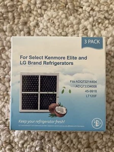 3er Pack Kühlschrank Luftfilter kompatibel mit LG LT120F & Kenmore Elite 45-9918 - Bild 1 von 2