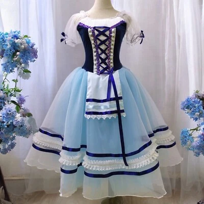 Romantic stretch Ballet Tutu tulle professional adult  Girls custom ballerina - Image 1 of 4