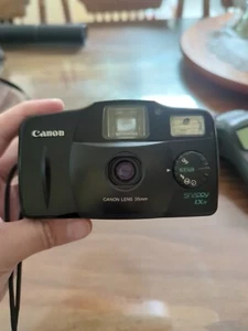 Canon Snappy LX II 35mm Point & Shoot Film Camera Vintage Built in Flash D-1 - Picture 1 of 4