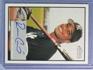 2003 Bowman Heritage Baseball Signs Greatness Robinson Cano Autograph ID: 116979