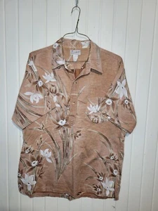 Ross Sutherland Vtg Hawaiian Aloha Button Up Shirt Mens Size XL Summer - Picture 1 of 5