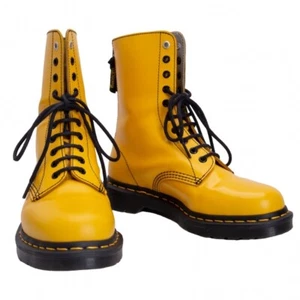Y's�~ Dr Martens Back Zip 10 Holes Boots Size UK6(K-132282) - Picture 1 of 12