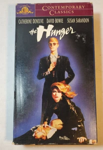 The Hunger MGM/UA VHS David Bowie Susan Sarandon 80s Horror - Picture 1 of 7