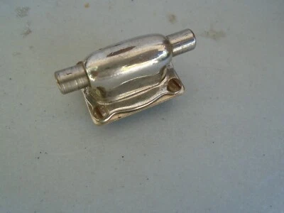 (1) VINTAGE 1925 LEEDY BROADWAY ELITE SNARE DRUM LUG 4-HOLE-NICKEL-VG! - Image 1 of 4