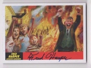 2017 Mars Attacks Revenge autograph card Fred Harper 52 The Earth Celebrat 04/10 - Picture 1 of 1