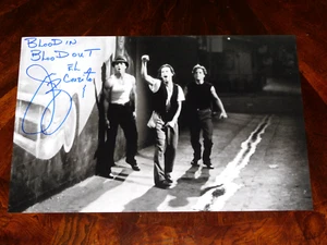 JESSE BORREGO "CRUZ" FIRMATO SANGUE NEL SANGUE FUORI 12X18 FOTO VATOS LOCOS!!!! - Foto 1 di 1