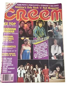 Creem Magazine March 1980 Rock N Roll Issue ZZ Top The Police VTG Pink Floyd - Picture 1 of 5